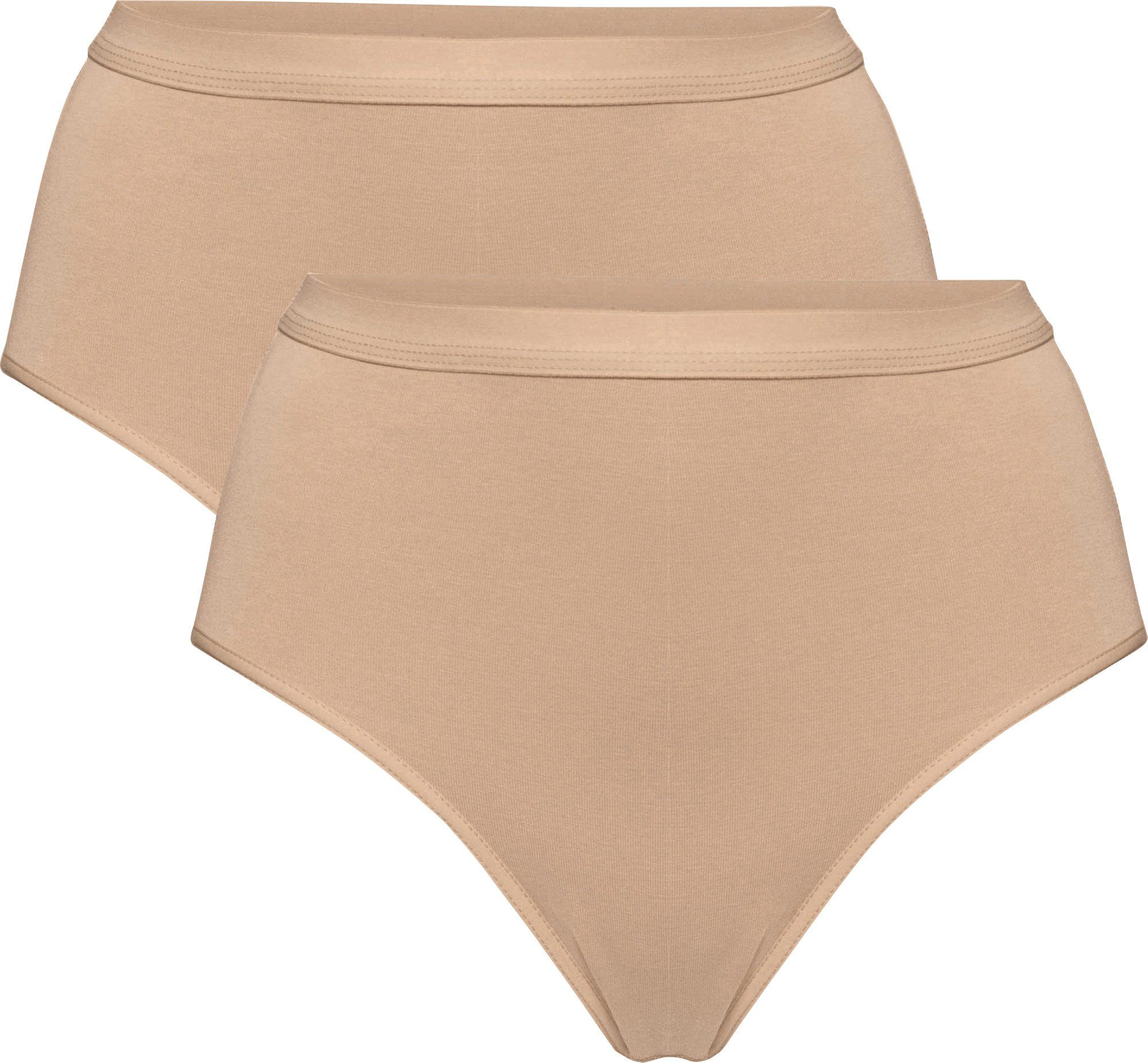 conta Slip Damen-Formslip 2er-Pack Single-Jersey Uni günstig online kaufen
