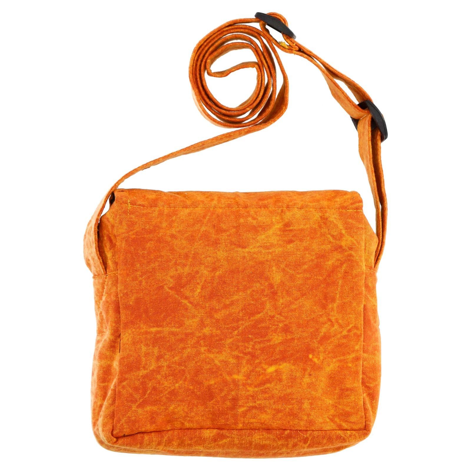 KUNST UND MAGIE Schultertasche Schultertasche Tasche Handtasche Hippie Orange Umhängetasche Unisex Crossbag