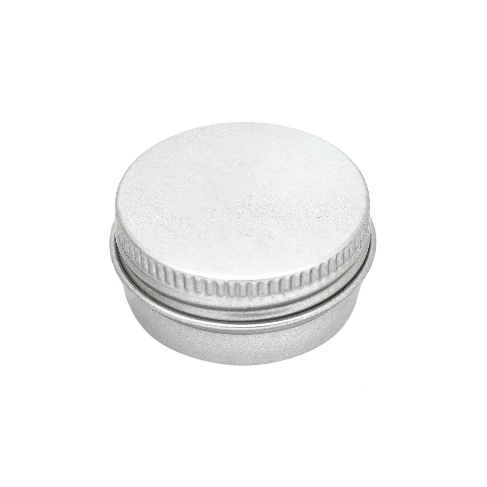 maDDma Dose 1 Dose aus Aluminium rund mit Deckel Metalldosen Behälter (Einzeln, 1 St), Rund