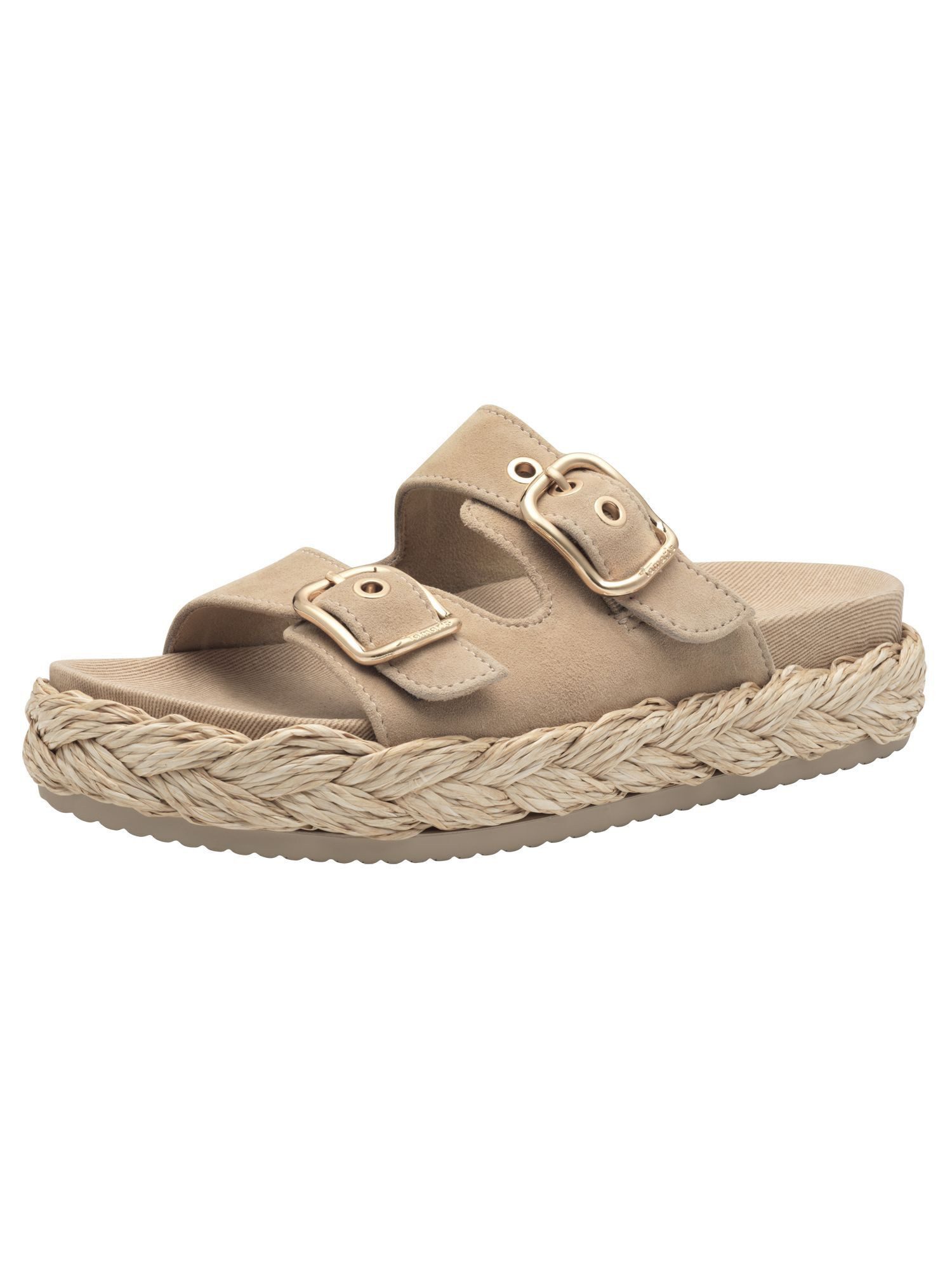 aus Leder kein Absatz 1-27412-44 Pantolette