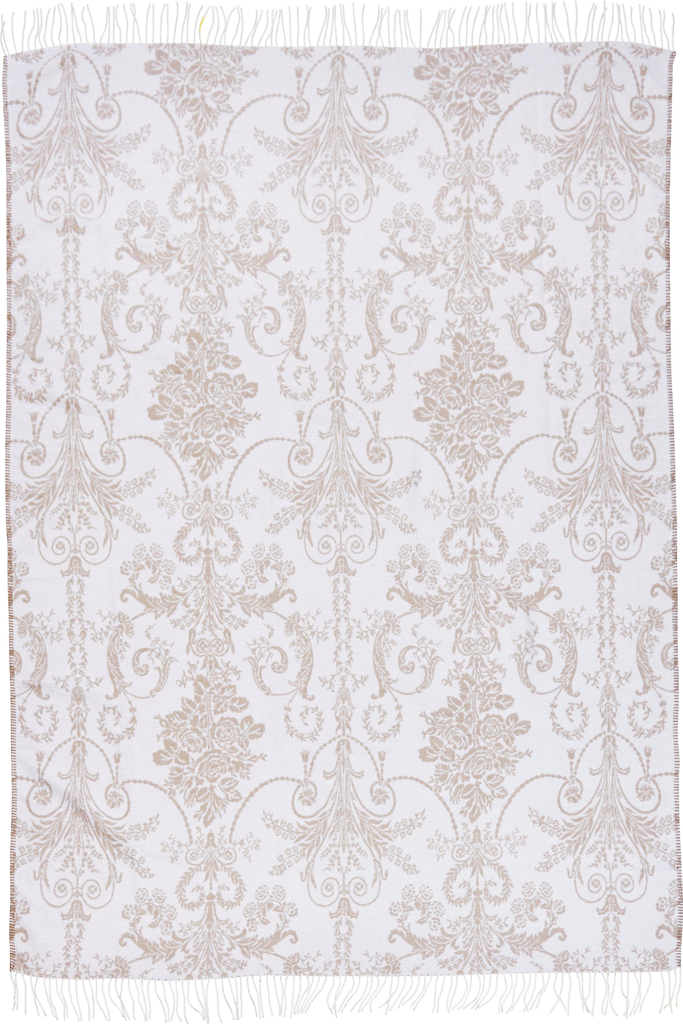 Wohndecke Poppy, done.®, Superweiche Wohndecke mit Fransen, Kuscheldecke