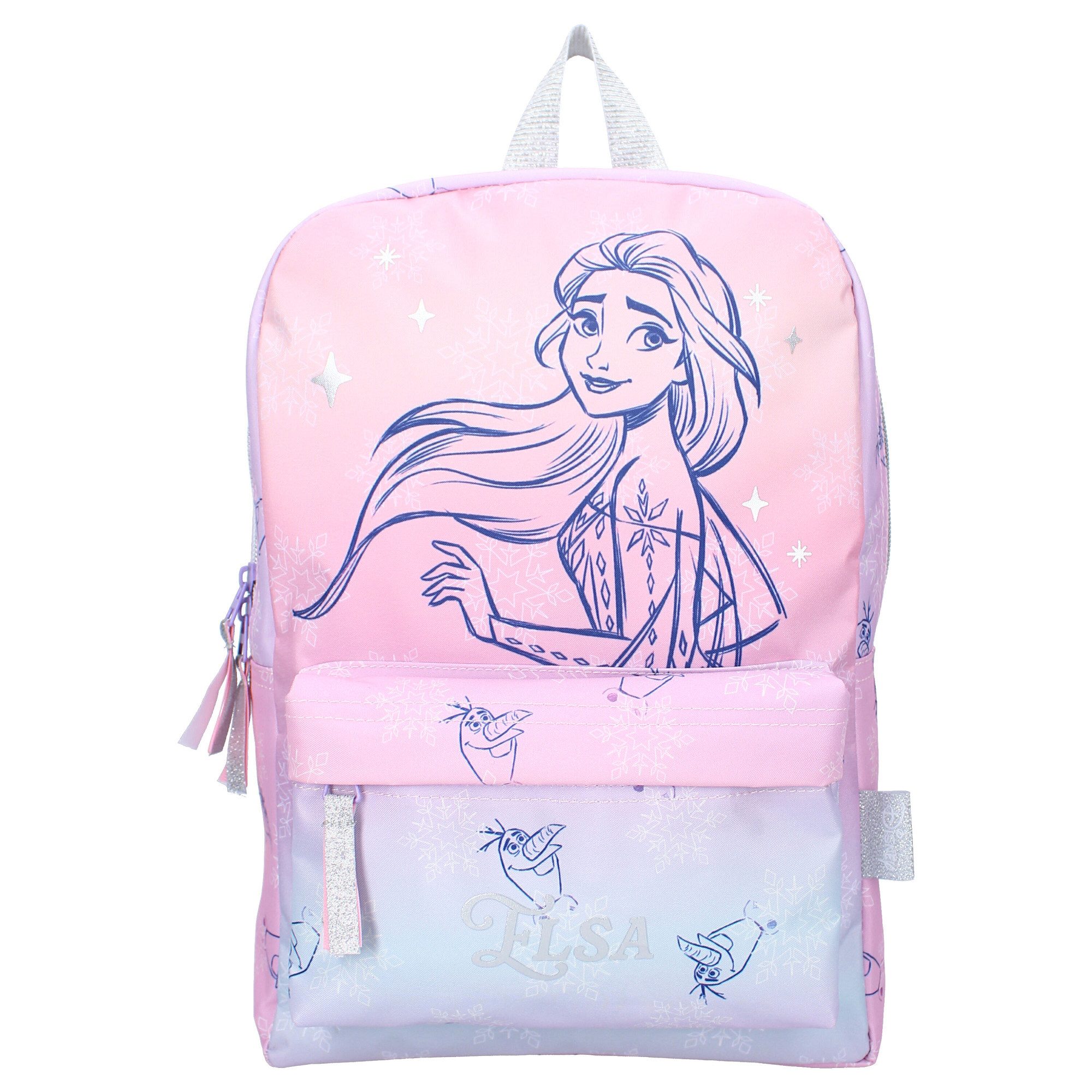 Disney Kinderrucksack Kinder Rucksack Frozen II Bunter Schulrucksack mit Elsa & Olaf