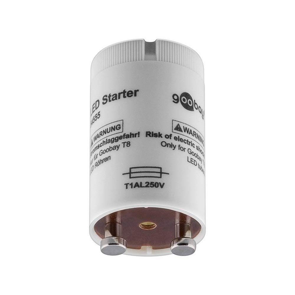 Rodung Goobay Lichtschalter LED Goobay LED T8 Für Starter, Röhre 54555