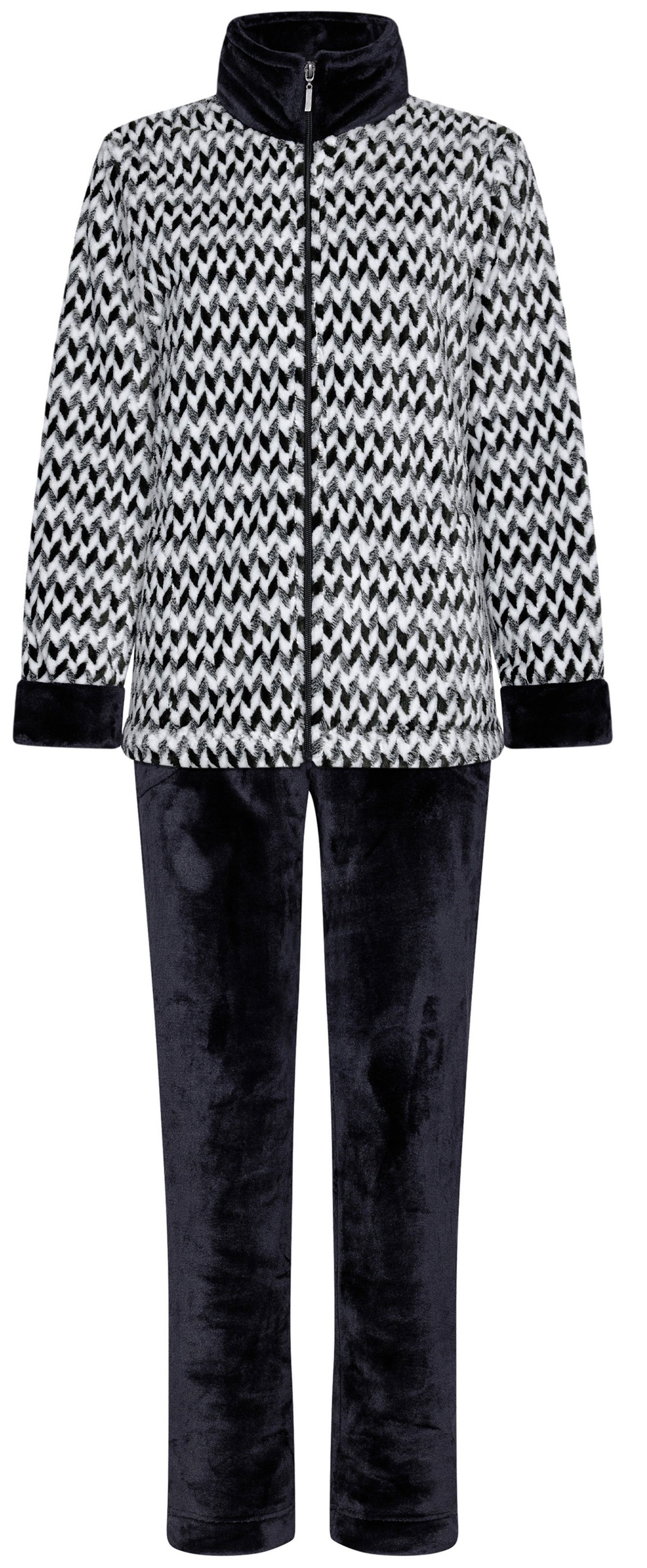 Pastunette Hausanzug Damen Fleece Homewearanzug (2 tlg) kuschelige Qualität