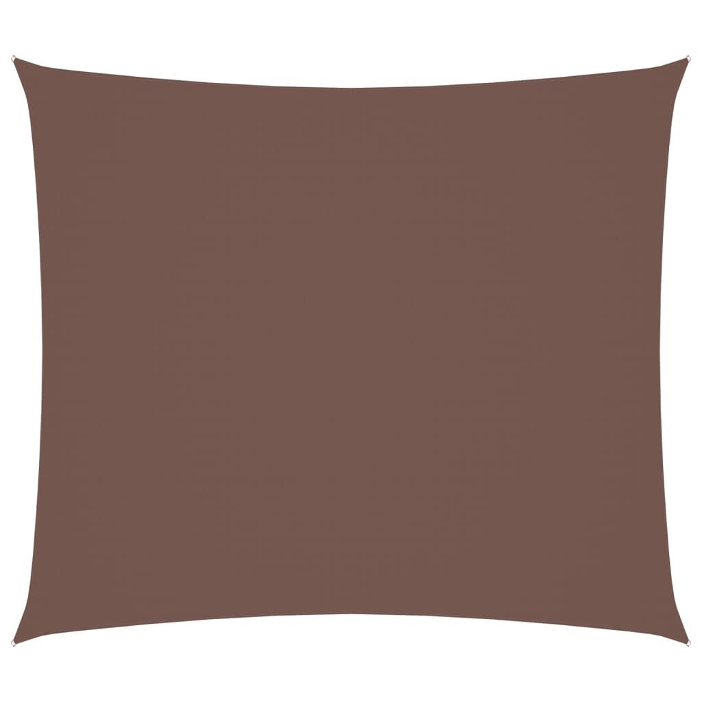 Sonnensegel Sonnensegel Oxford-Gewebe Rechteckig 2,5x3 m Braun