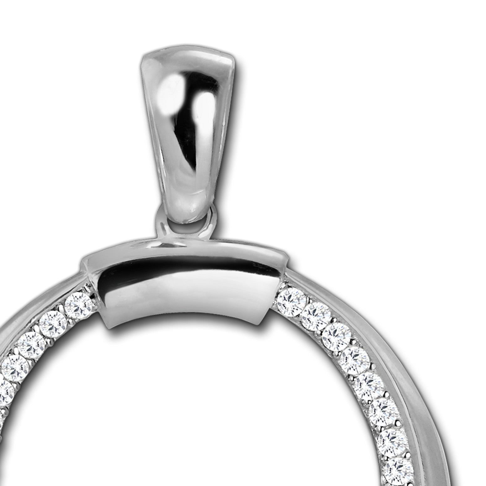 SilberDream Kettenanhänger SilberDream Damen Round Ketten-Anhänger aus 925 günstig online kaufen