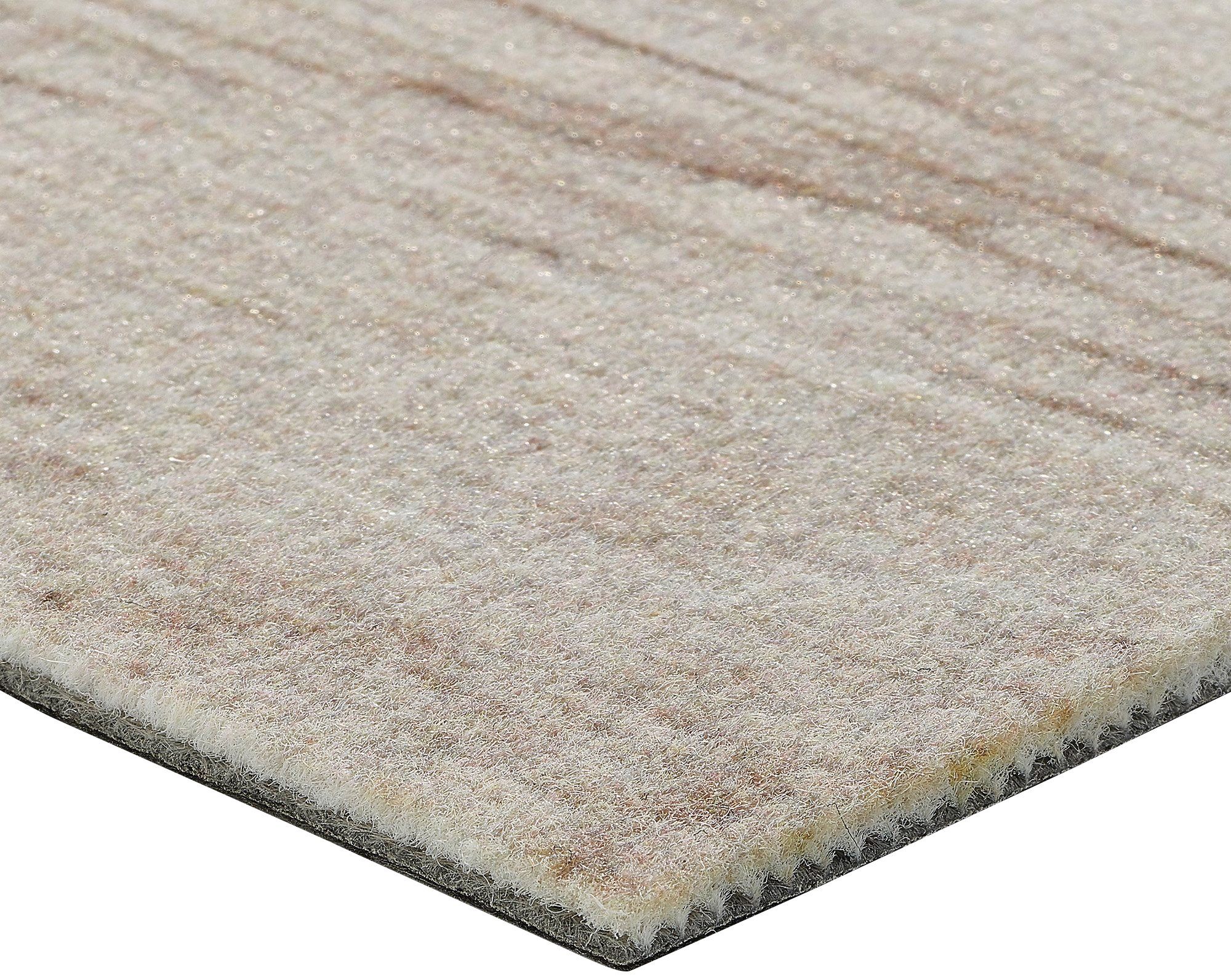 Teppichfliese Velour Holzoptik Pinie selbsthaftend, 25 mm, cm, 6 für 4 Infloor, Höhe: Stück, 100 x m², geeignet hell, Stuhlrollen 14 rechteckig