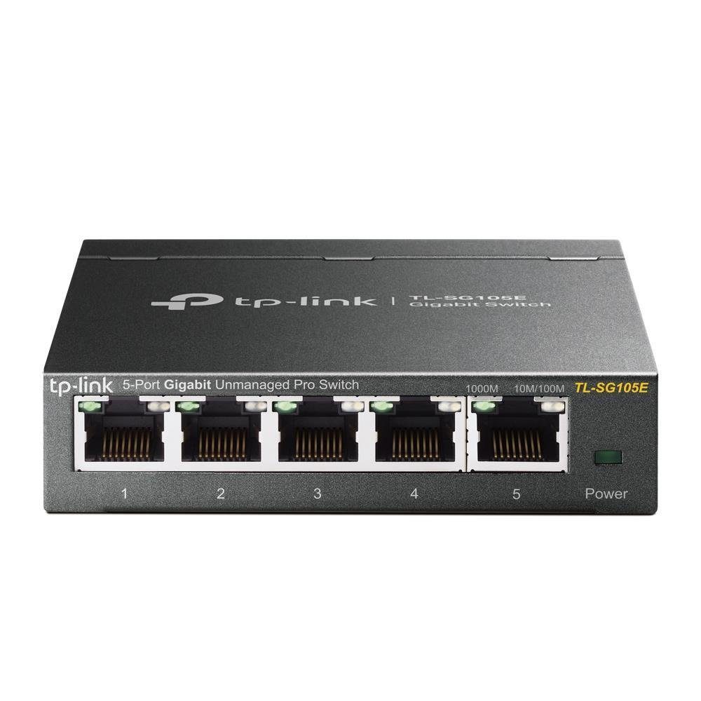 TL-SG105E 5-Port Gigabit Easy Switch schwarz Netzwerk-Switch