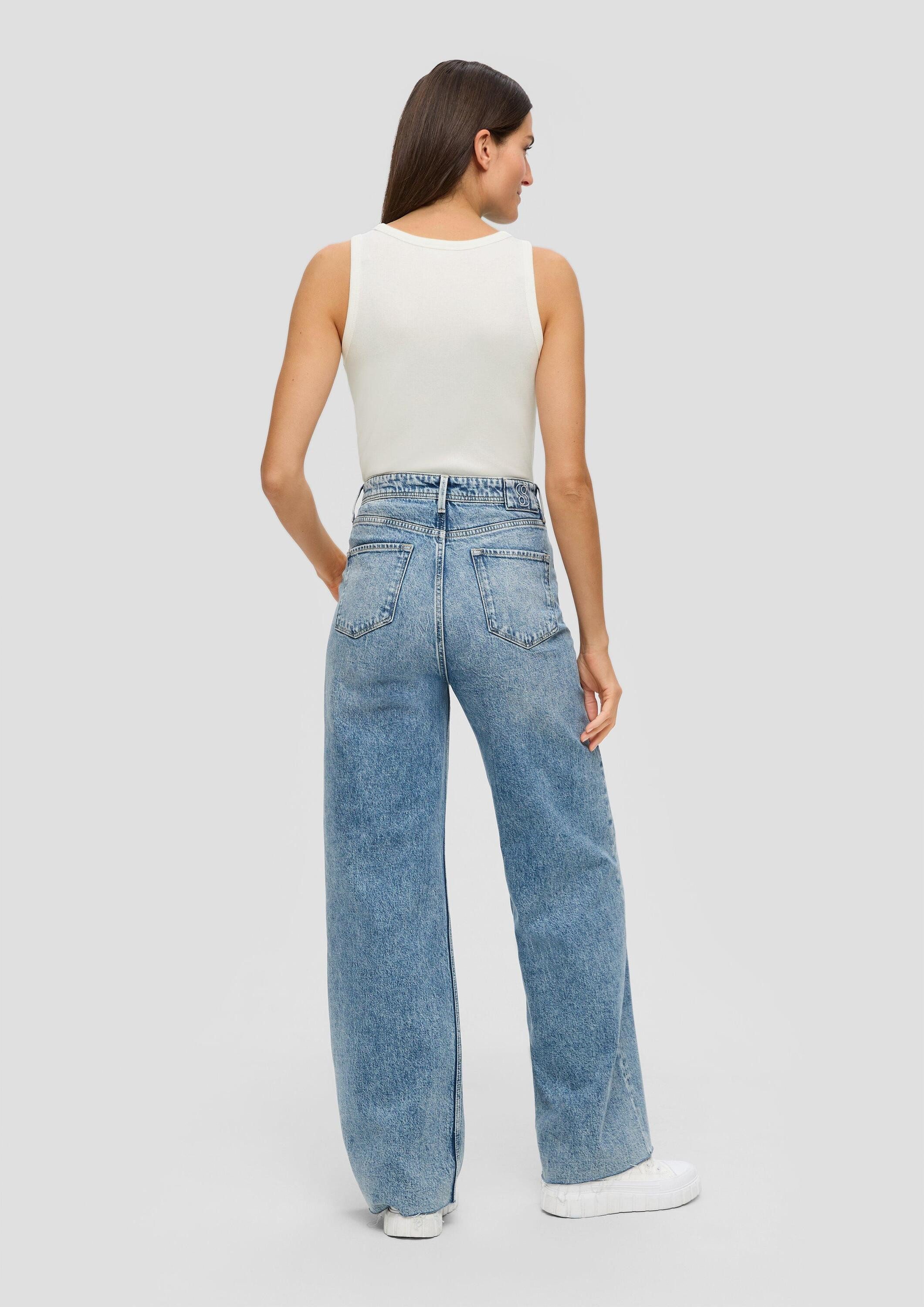 s.Oliver Muscleshirt T-Shirt Tanktop mit Rippstruktur