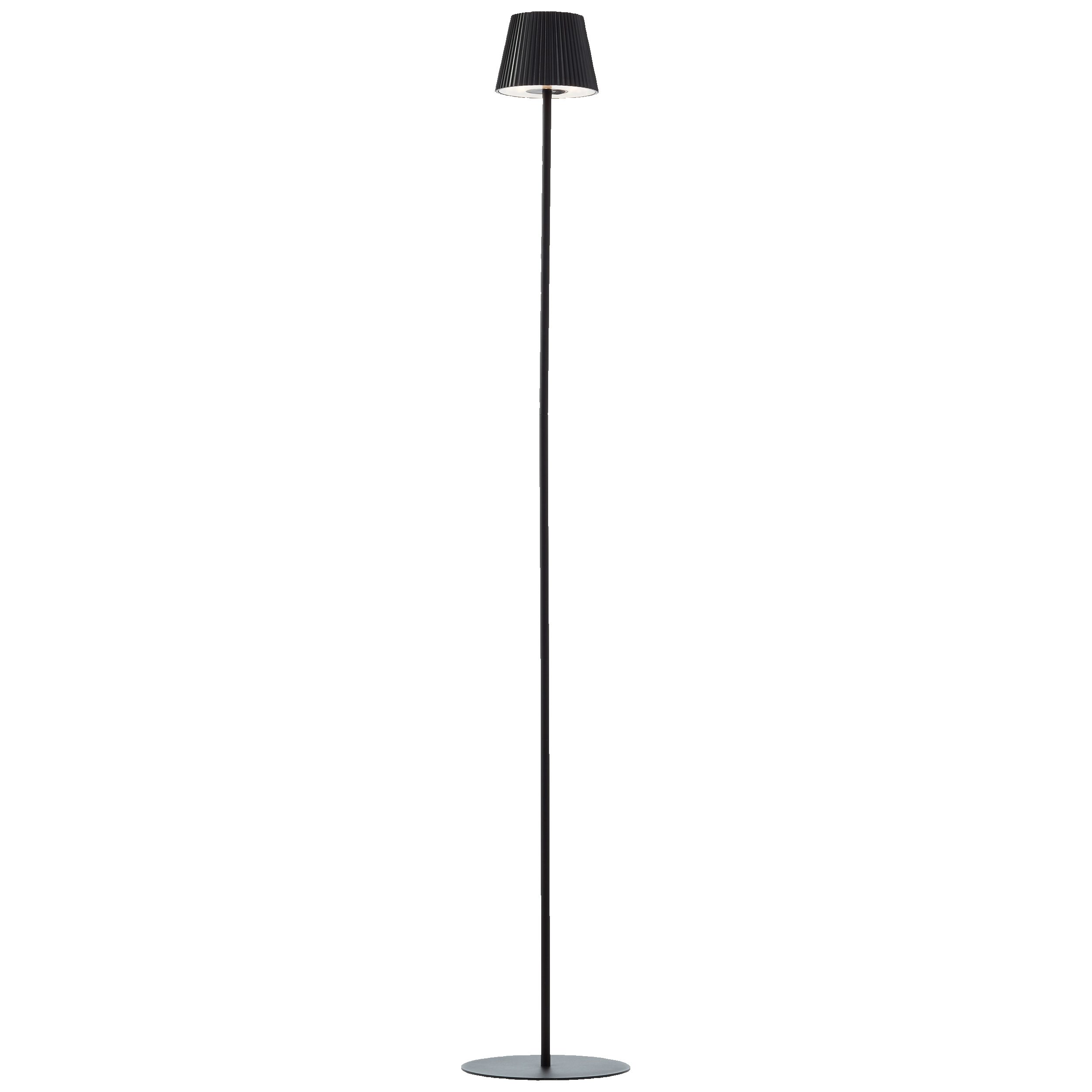 Lightbox Stehlampe, LED fest integriert, Warmweiß, Portable LED Außen Stehlampe, Akku, USB, 3 Touchdimmer, 125 cm