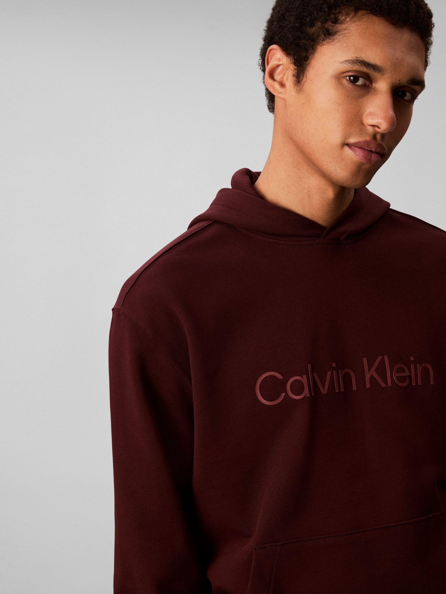 Calvin Klein Jeans Kapuzensweatshirt LS EU STANDARD LOGO 350TERRY PO Mit Rundhalsausschnitt, regular fit – Bild 4 von 5
