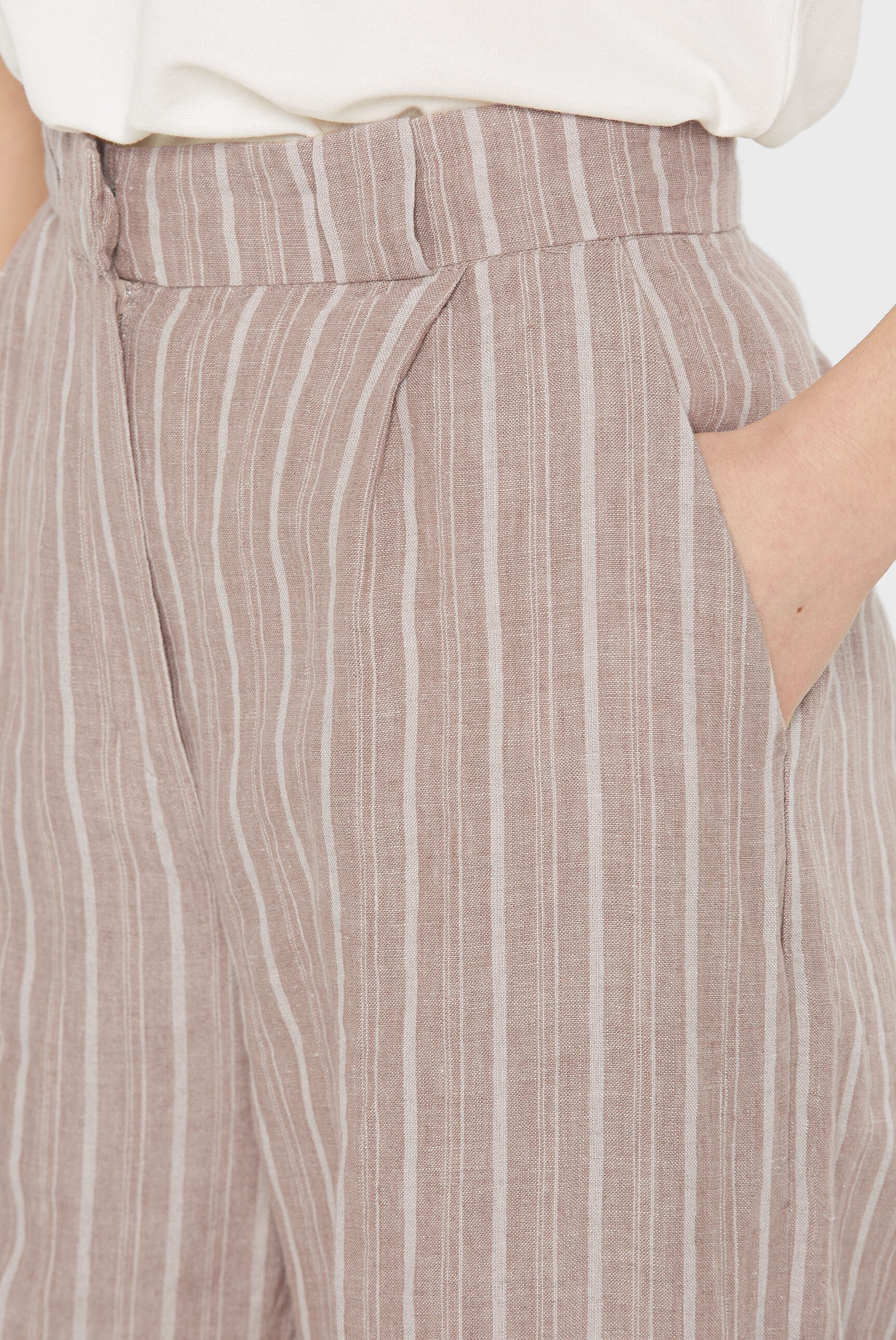 SENSES.THE LABEL Leinenhose mit Bundfalten