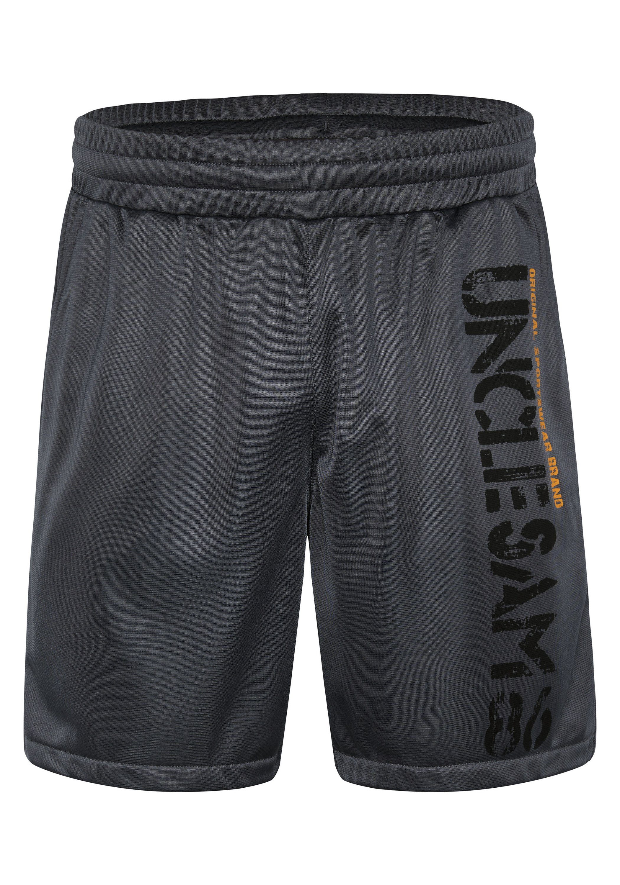 Uncle Sam Sweatshorts mit seitlichem Logo-Druck