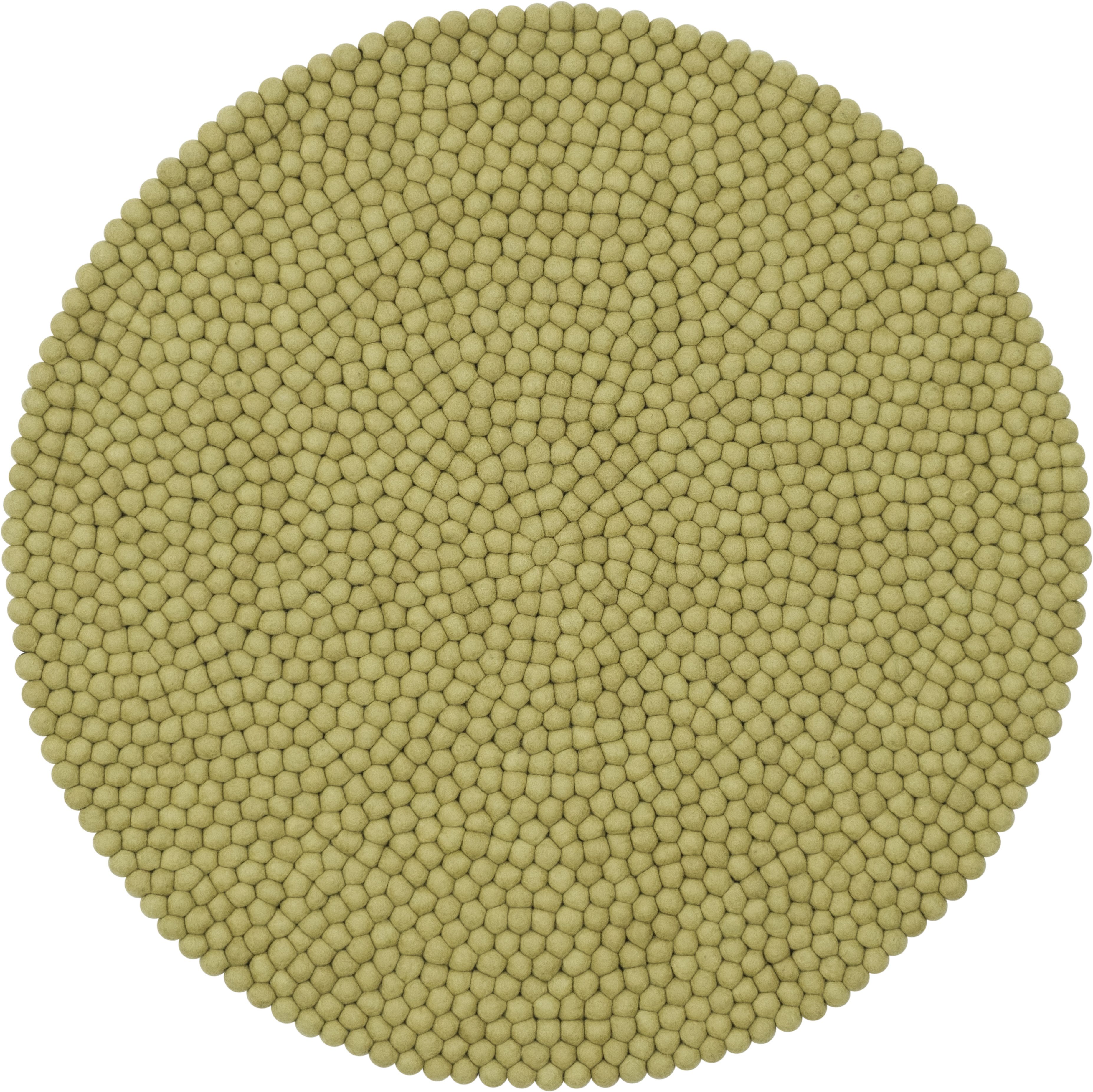 myfelt Wollteppich Pitt Filzkugelteppich rund, 100% reine Schurwolle, in verschiedenen Größen erhältlich