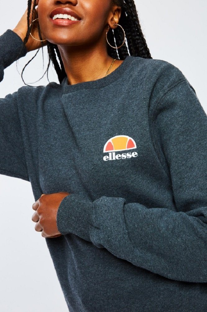 Ellesse Sweatshirt Ellesse Damen Sweatshirt dark marl grey Haverford