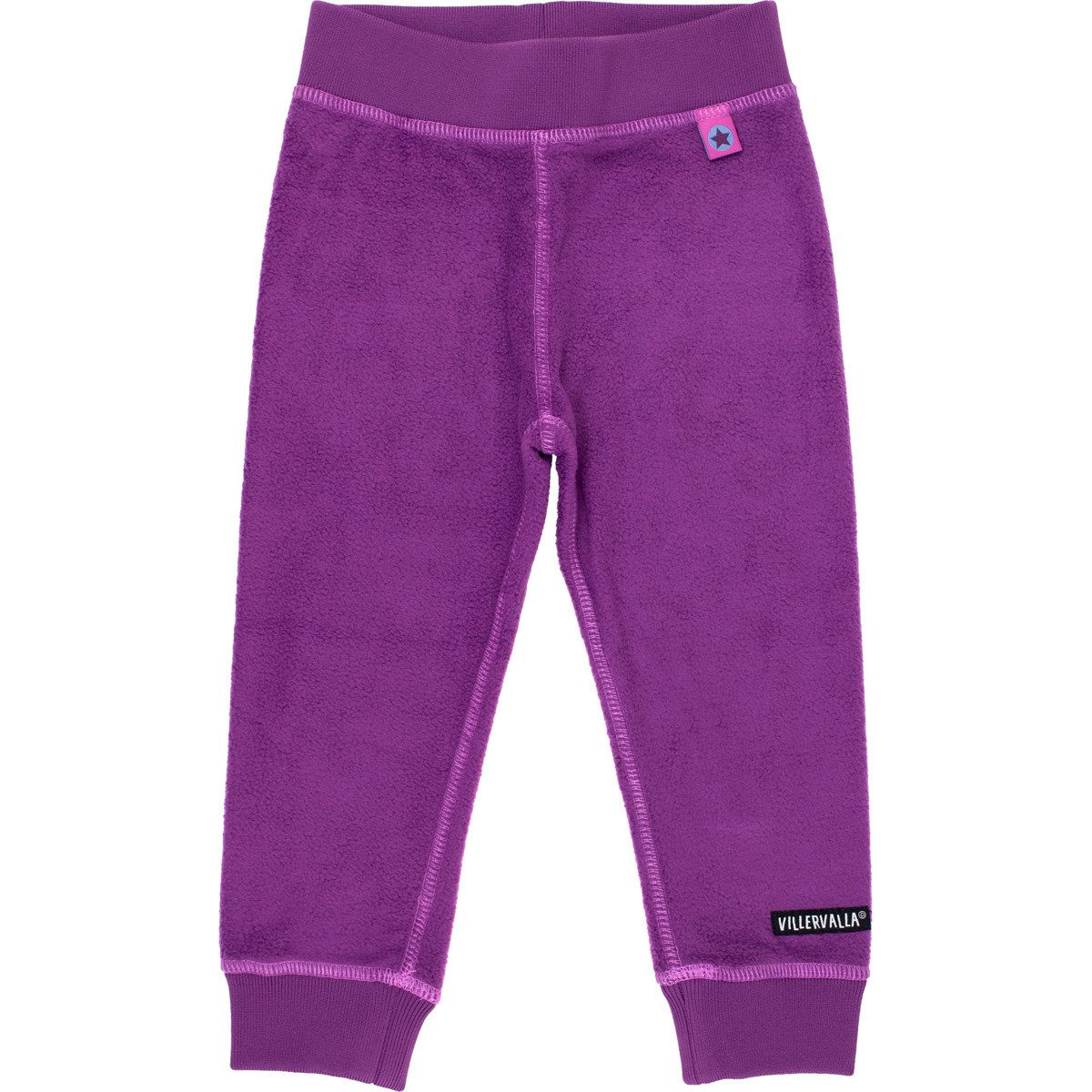 Villervalla Fleecehose Basic Unisex Kinder (1-tlg) Stoffhose, Jogginghose, Jogger, Freizeithose, Sporthose
