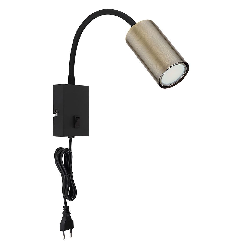 GLOBO LIGHTING Wandleuchte, Leuchtmittel nicht inklusive, Wandleuchte Lampe Schlafzimmerlampe Schreibtischleuchte Wandlampe mit