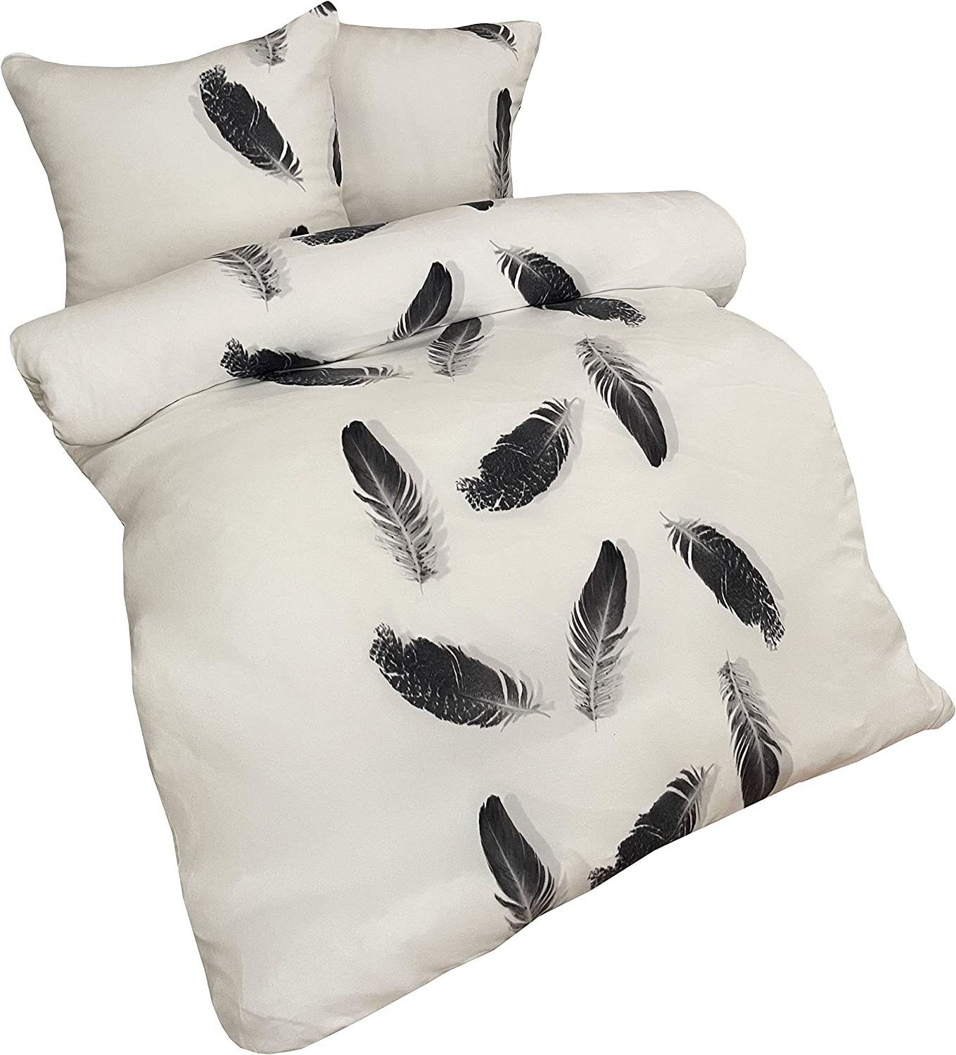 One Home Bettwäsche Winter Fleece, Fleece, 4 teilig, Federn, kuschelig flau günstig online kaufen