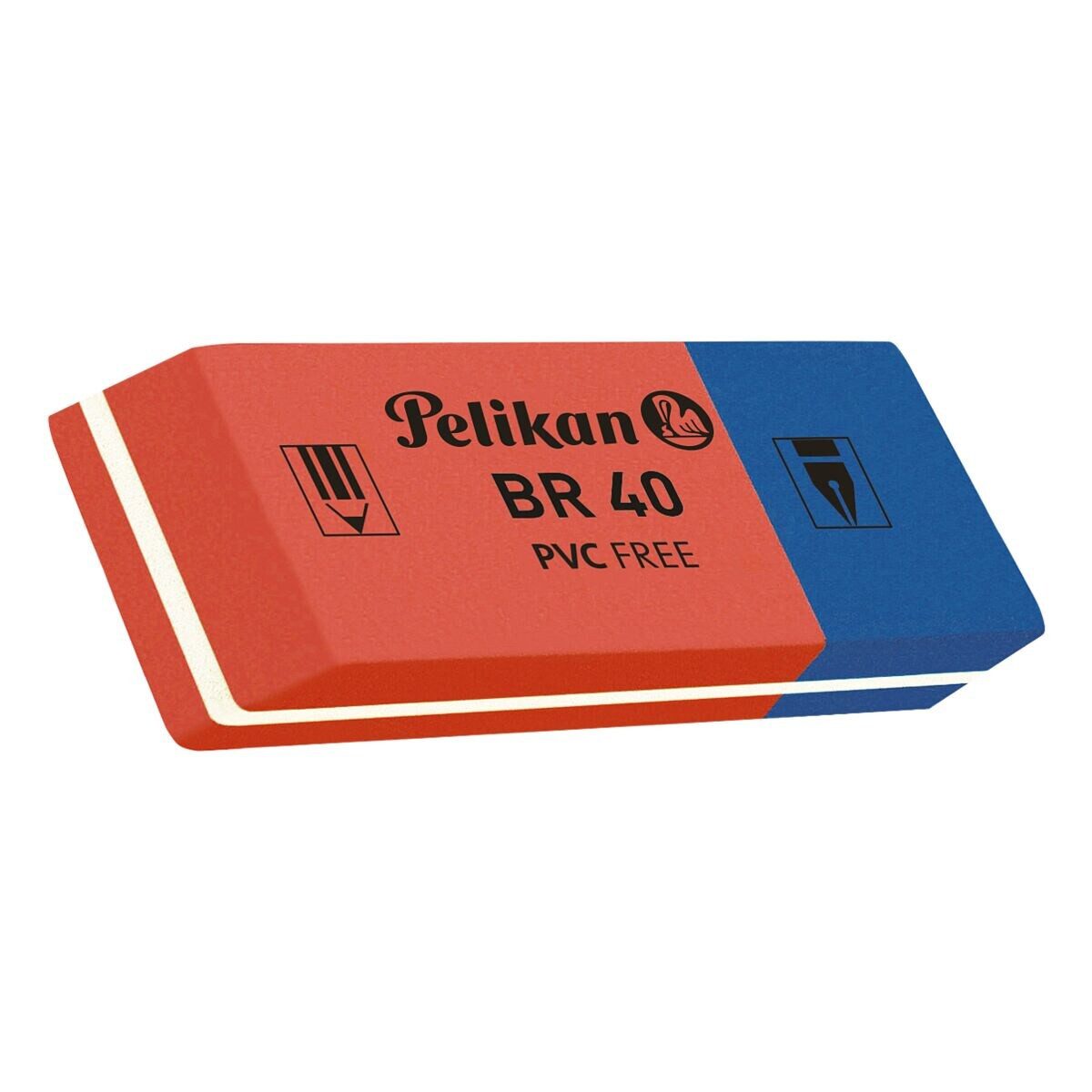 Pelikan Radiergummi BR40, aus Naturkautschuk
