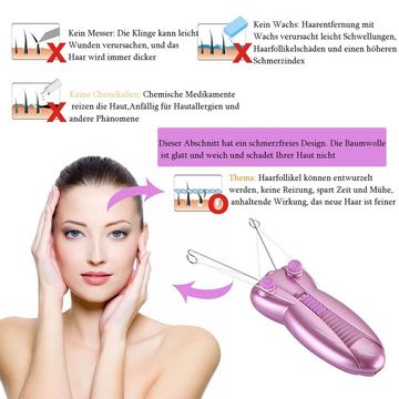 GelldG Epilierer Damen Gesichts-Haar-Entferner elektrische Epilierer Haarentfernung