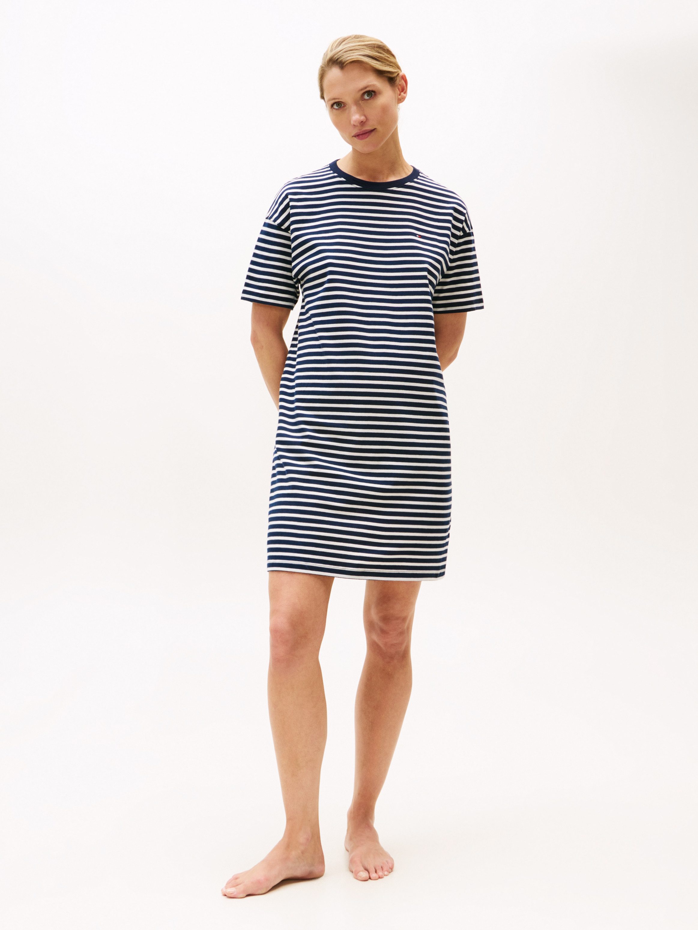 Tommy Hilfiger Underwear Nachthemd STRIPE SS T-SHIRT DRESS mit Streifenmust günstig online kaufen
