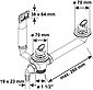 CORNAT Ab- und Überlaufgarnitur »REZYKLAT«, für Spültische, 1 1/2" IG/AG x 70, aus Recycling Kunststoff, Bild 3