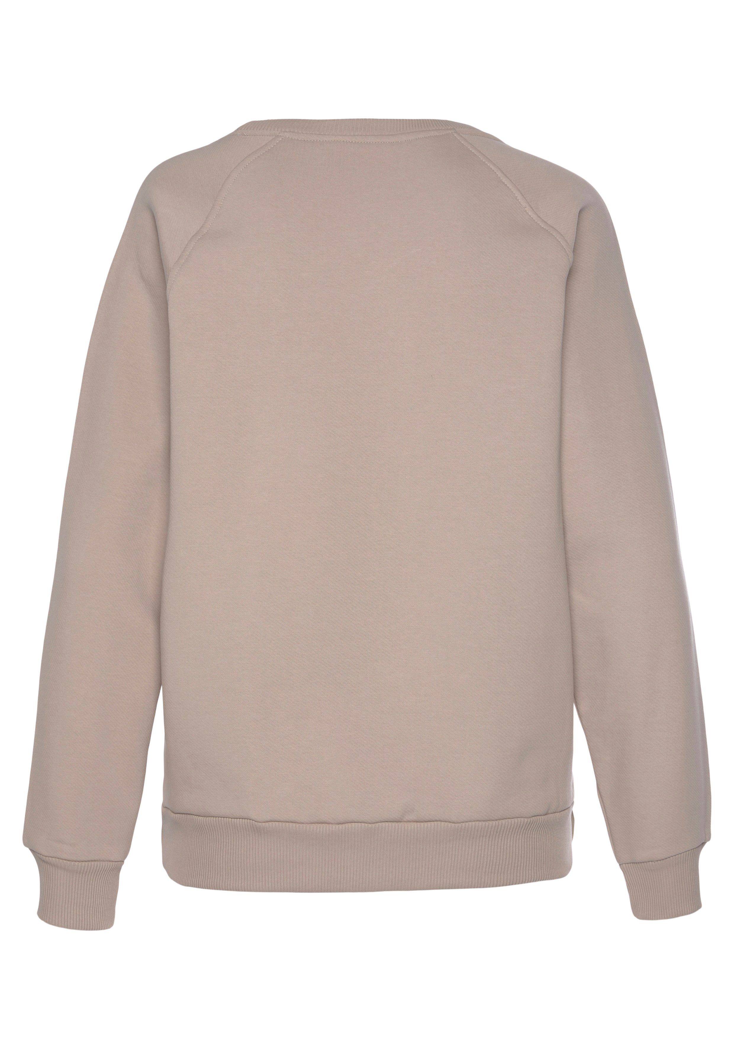 LASCANA Sweatshirt aus organischer Baumwolle, Loungewear – Bild 4 von 5