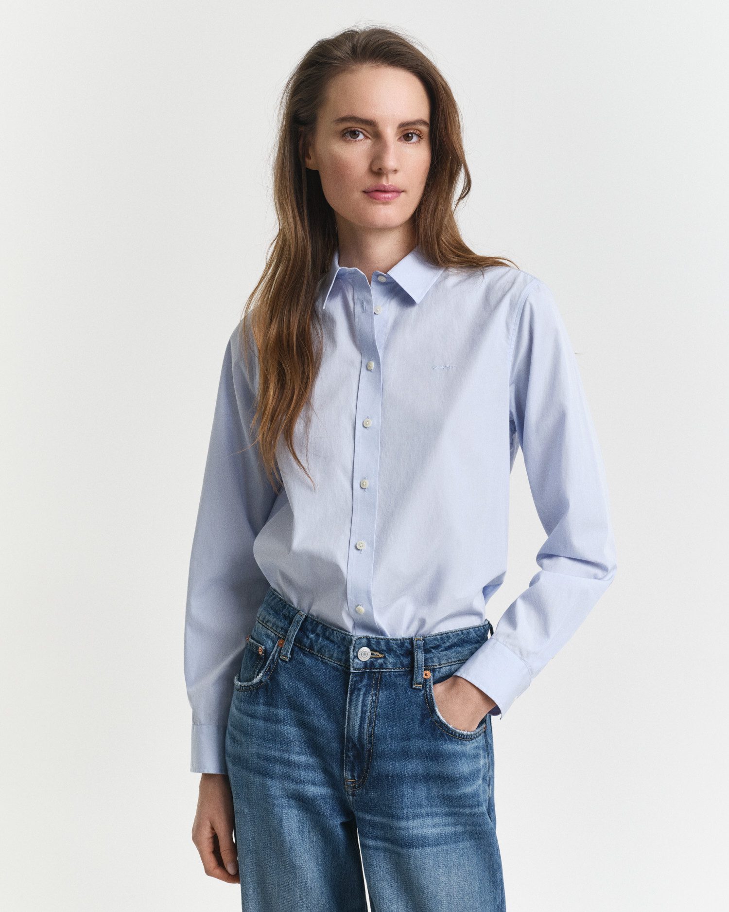 Langarmbluse REG POPLIN SHIRT