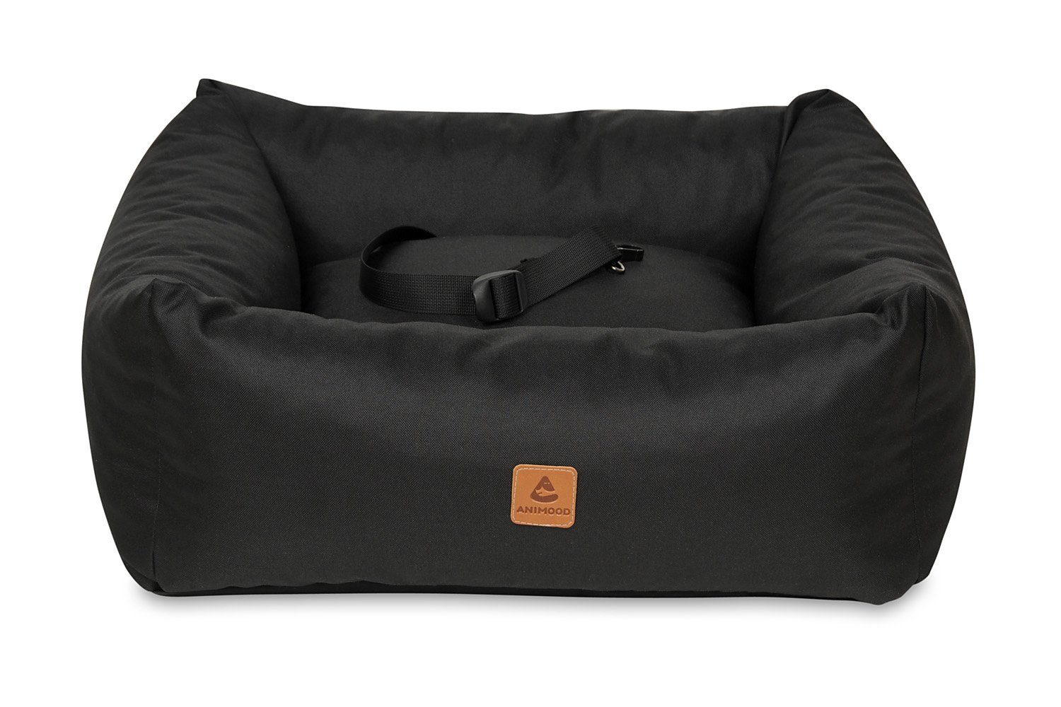 Animood Hunde-Autositz Hundeautositz Julian schwarz S Hundesitz Tierautositz 58x53x20 cm, Kodura, wasserfestes Material