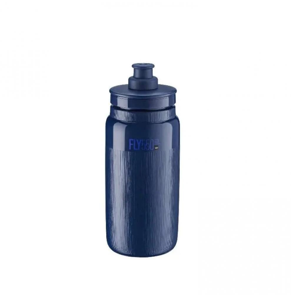 Elite Trinkflasche ELITE Trinkflasche Fly Tex Dunkelblau 550 ml - extrem leichte Sportfla