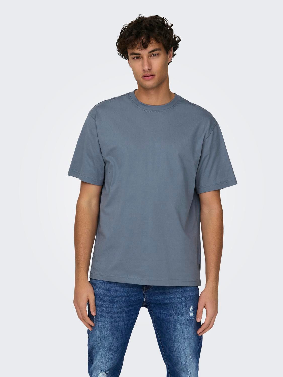 ONLY & SONS Rundhalsshirt ONSFRED RLX günstig online kaufen
