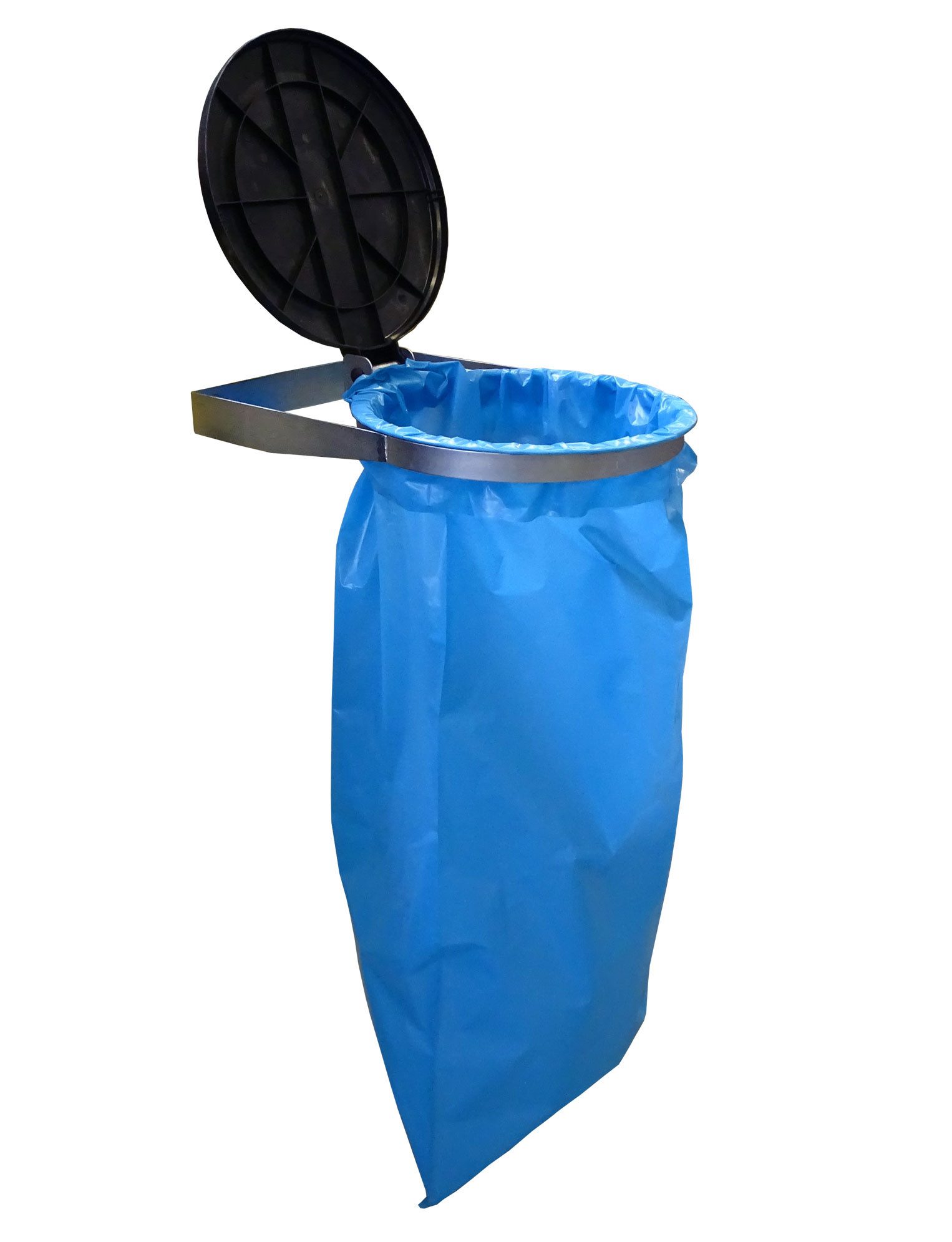 Quick Star Müllsackständer Müllsack Wandhalter 120 Liter, Passend für Abfallsäcke der Größe 120 L / 700x 1100 mm