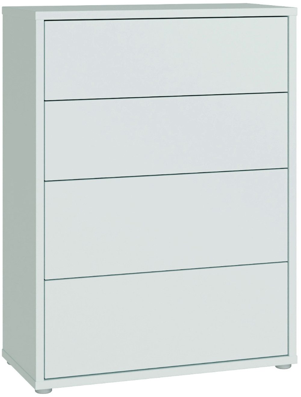 FORTE Kommode Alice Springs, Kommode 4 Schubkästen B/H/T 74,5/99,1/34,9 cm, Schubkästen mit Vollauszug, Grifflos, Push to open