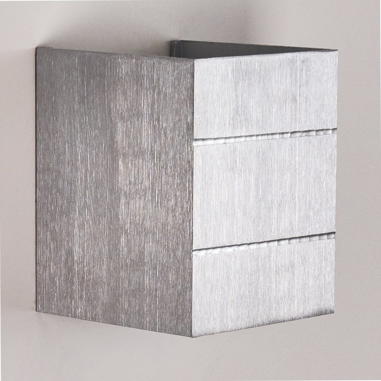max. Aluminium, mit Wandleuchte ohne »Pattada« Wandspot, Metall in aus 33 Wandlampe hofstein Watt, Leuchtmittel, Lichteffekt 1xG9