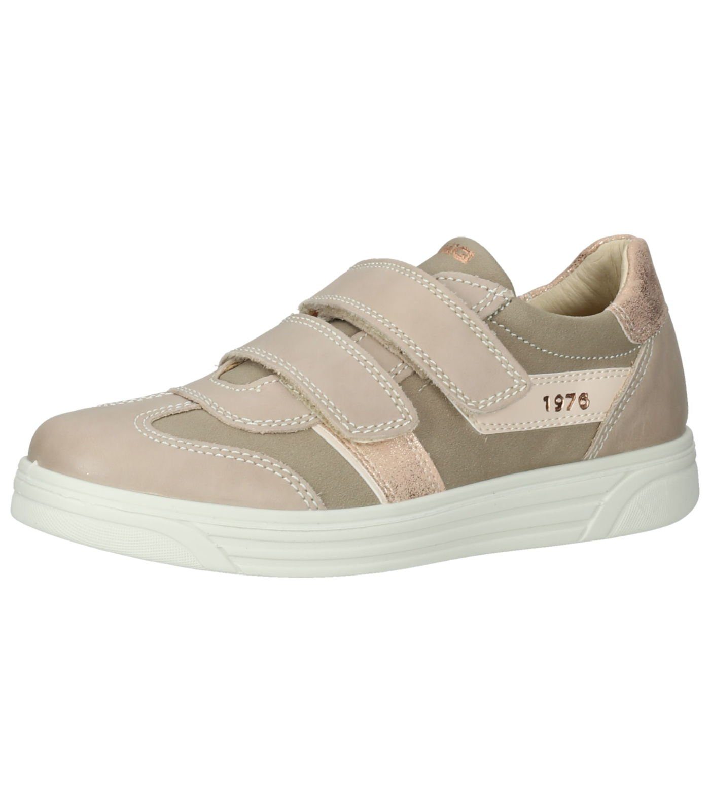 PRIMIGI Mädchen Sneaker PBU 74456 – Leder-Sneaker Mit Doppelklettverschluss
