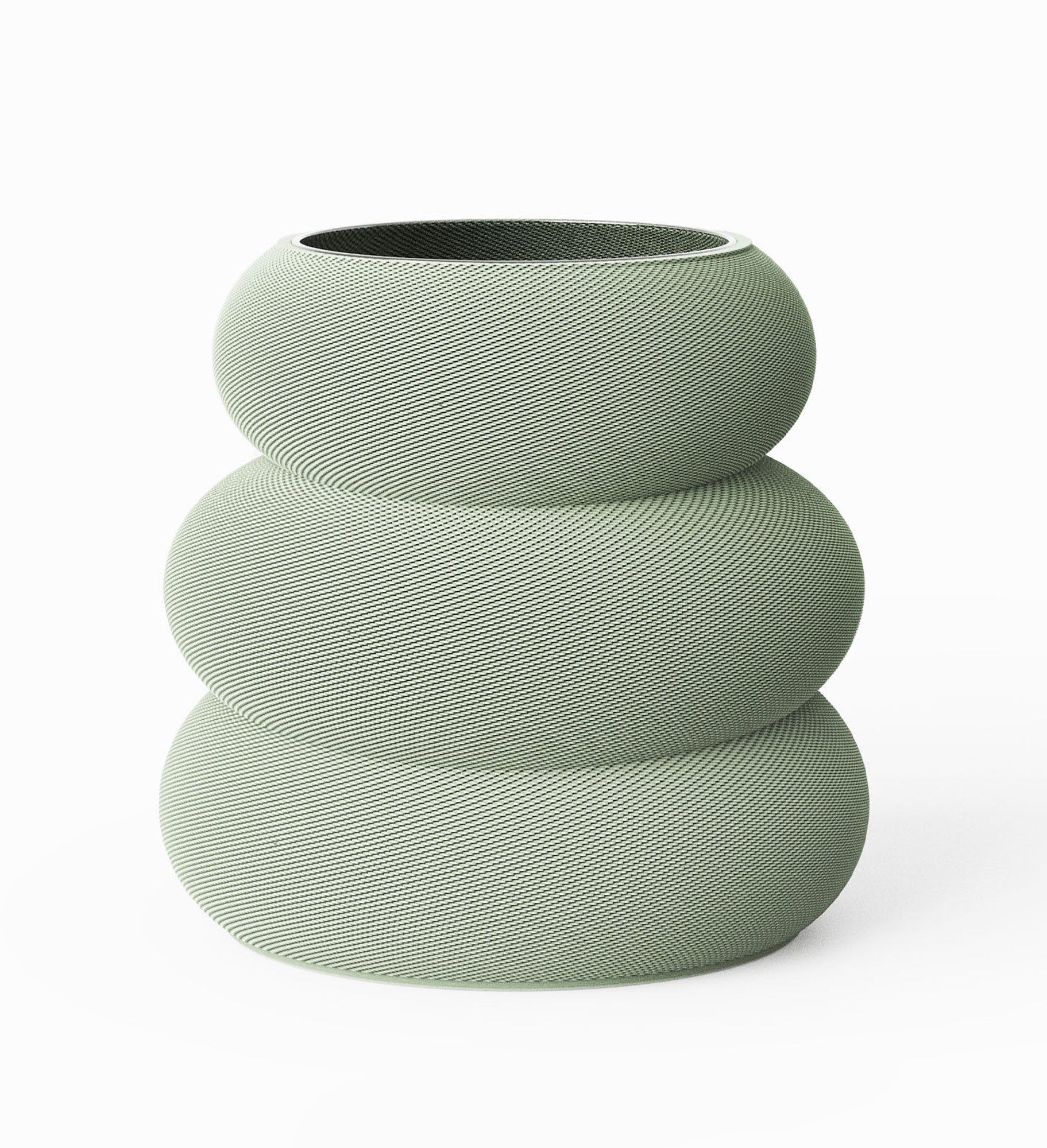 recozy Tischvase blumenvase flow 2 vase forest green Ø 15 x 15,5 cm