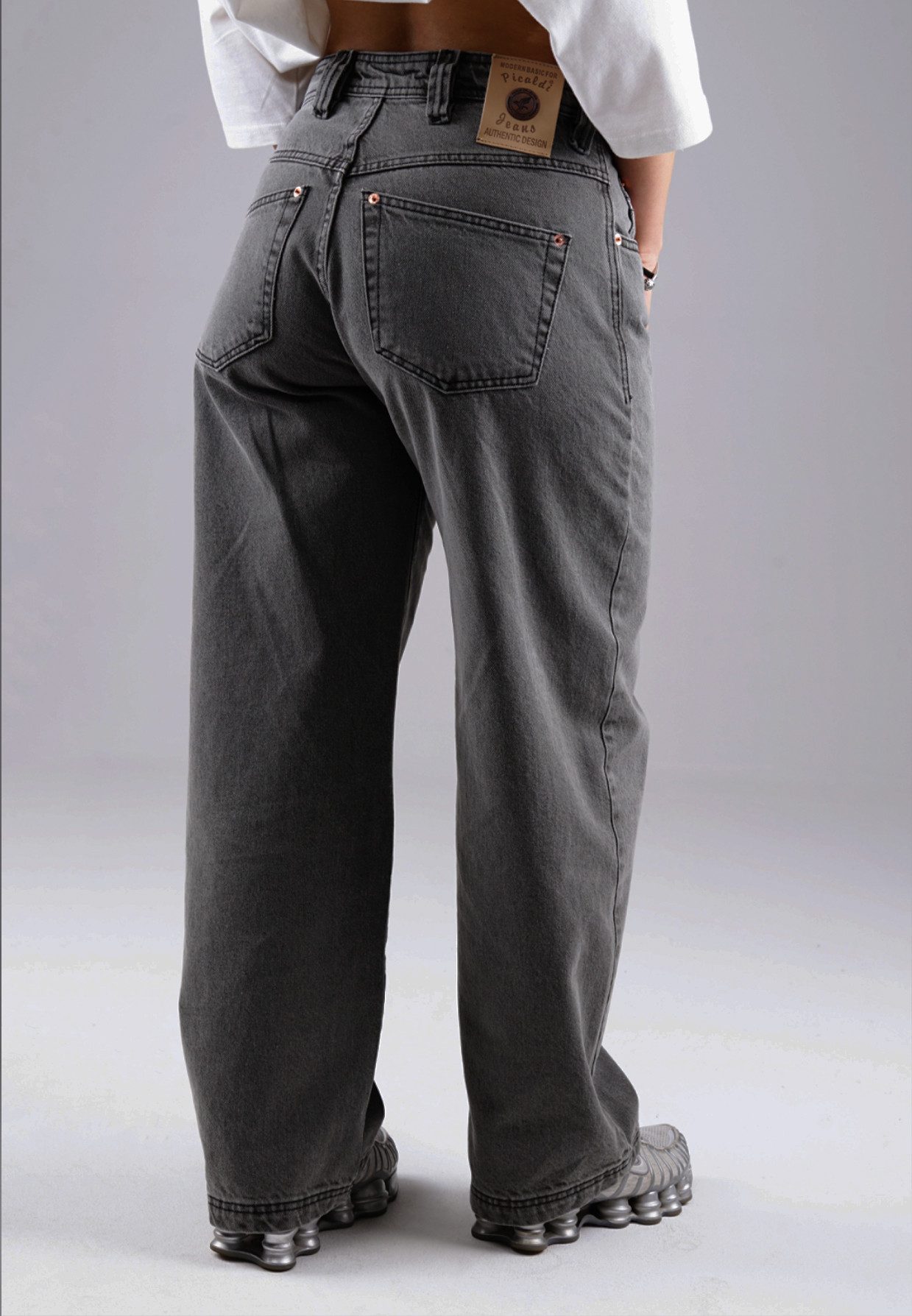 PICALDI Jeans Relax-fit-Jeans Zicco 475 Steel Damen (1-tlg) Baggy Jeans
