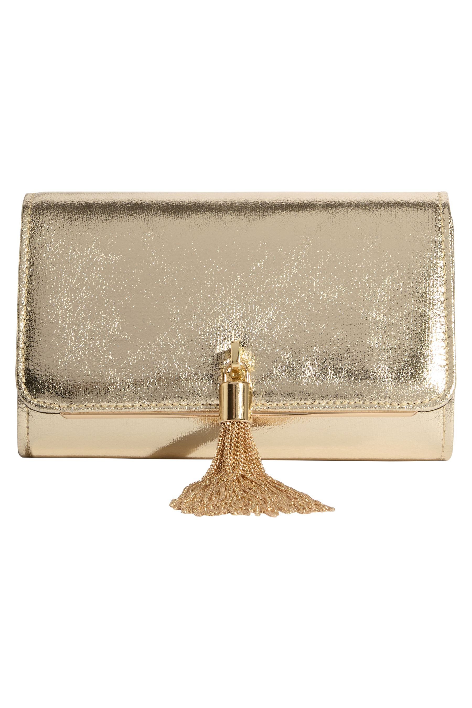 Love & Roses Clutch Love & Roses Clutch mit Fransen (1-tlg)