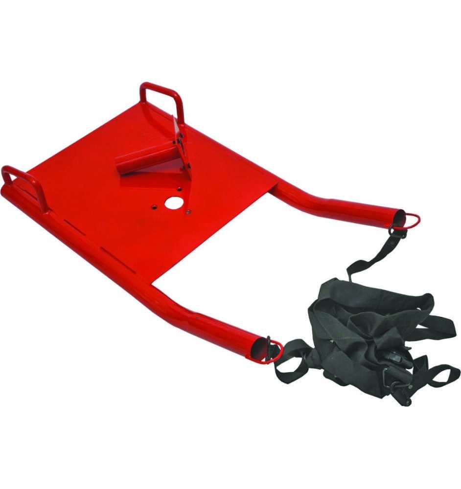 Trainingshilfe Gewichtschlitten 15kg inkl. Schultergurt rot