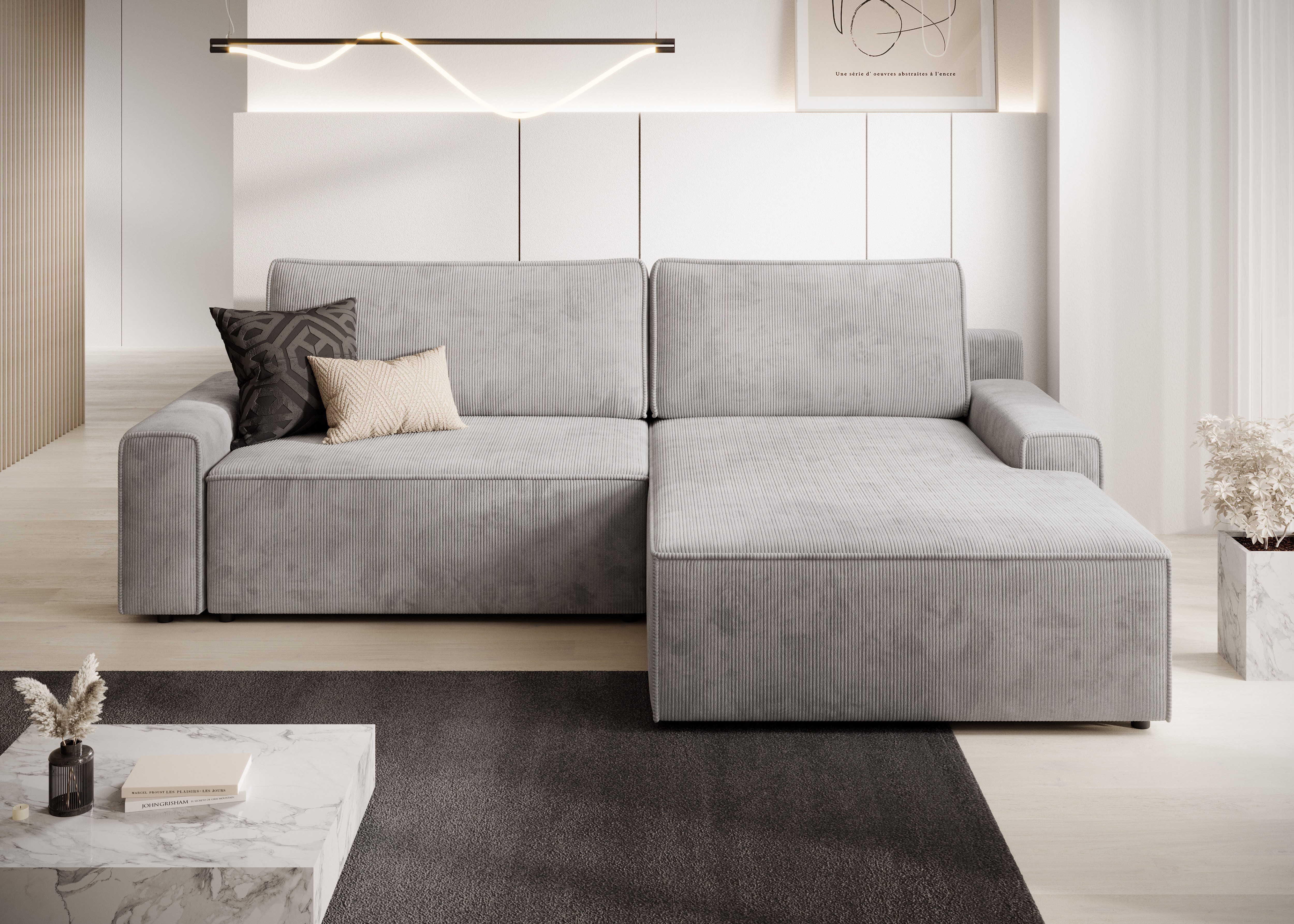 TRENDMANUFAKTUR Ecksofa Challenge, Schlafsofa mit Bettkasten, Couch in L-Fo günstig online kaufen