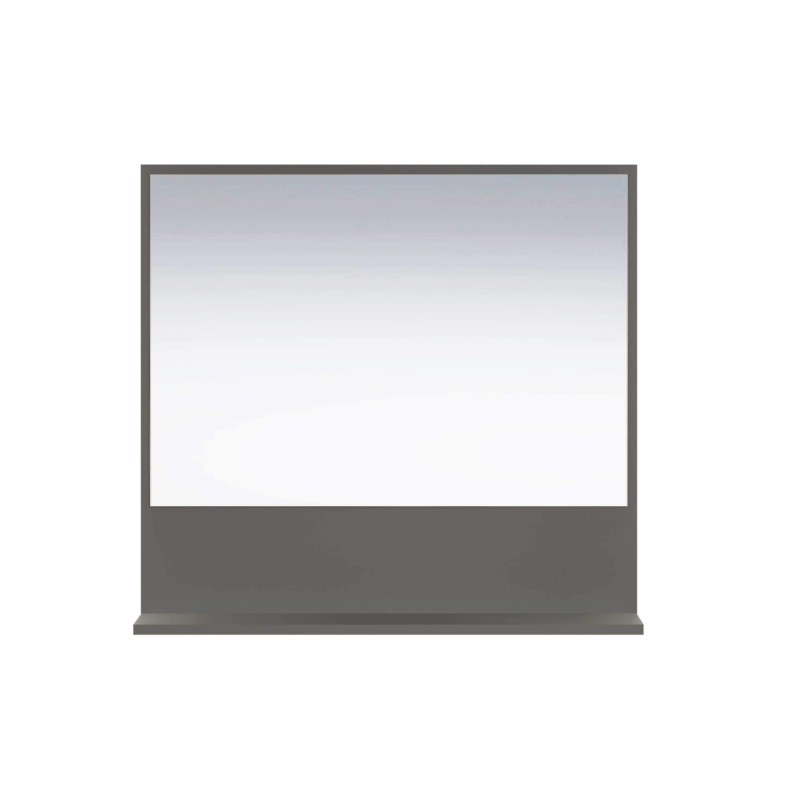 trendteam Wandspiegel (Spiegel), Wandspiegel Badspiegel mit Ablageboden 80x74x14cm