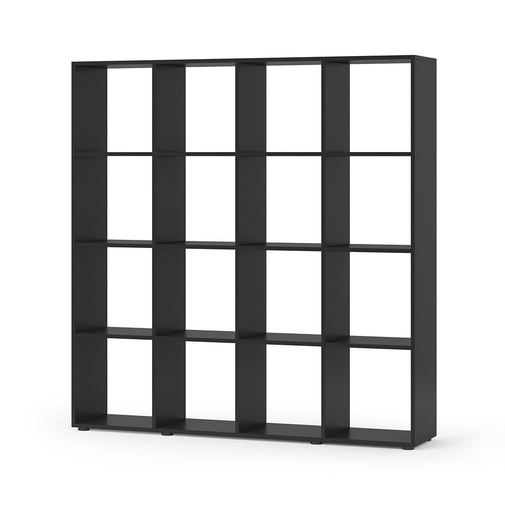 Vicco Raumteiler Karree, Schwarz, 138.5 x günstig online kaufen