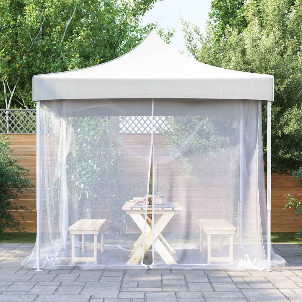 vidaXL Moskitonetz Moskitonetz für den Außenbereich, 220 Maschen, Weiß, 300 x 300 x 200 c