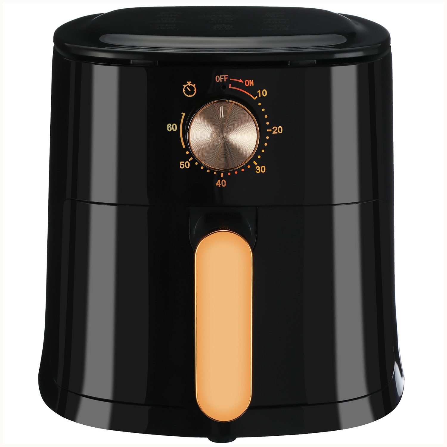 Heißluftfritteuse Heißluftfritteuse ohne Öl 4,5 L Air Fryer, Manuell und Kompakt, Timer