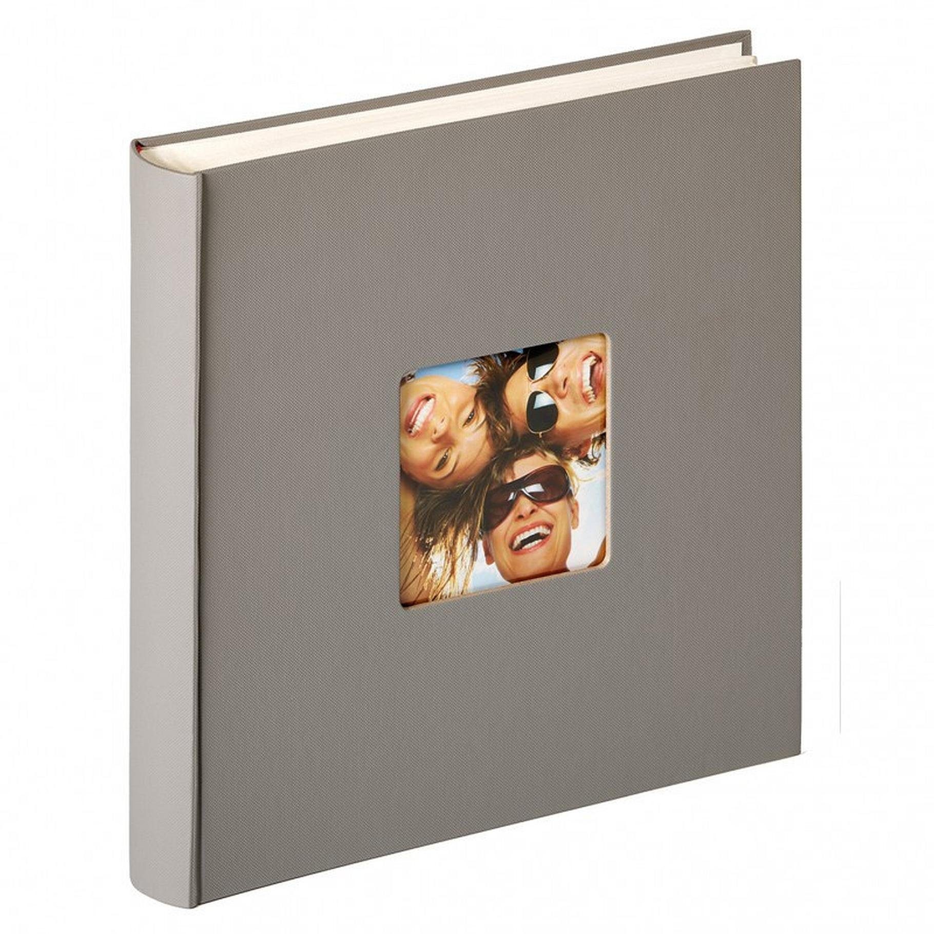 Walther Fotoalbum Fun FA-208-X Buchalbum 30x30 grau