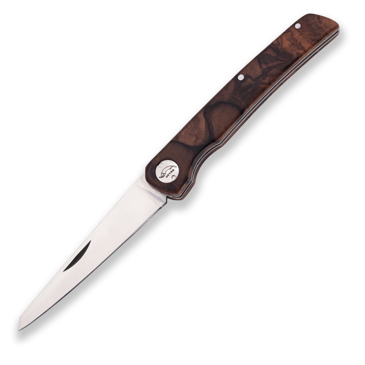 Otter Messer Taschenmesser York Wurzelwalnuss - Gentleman Taschenmesser, Klinge rostfrei, Slipjoint | Taschenmesser