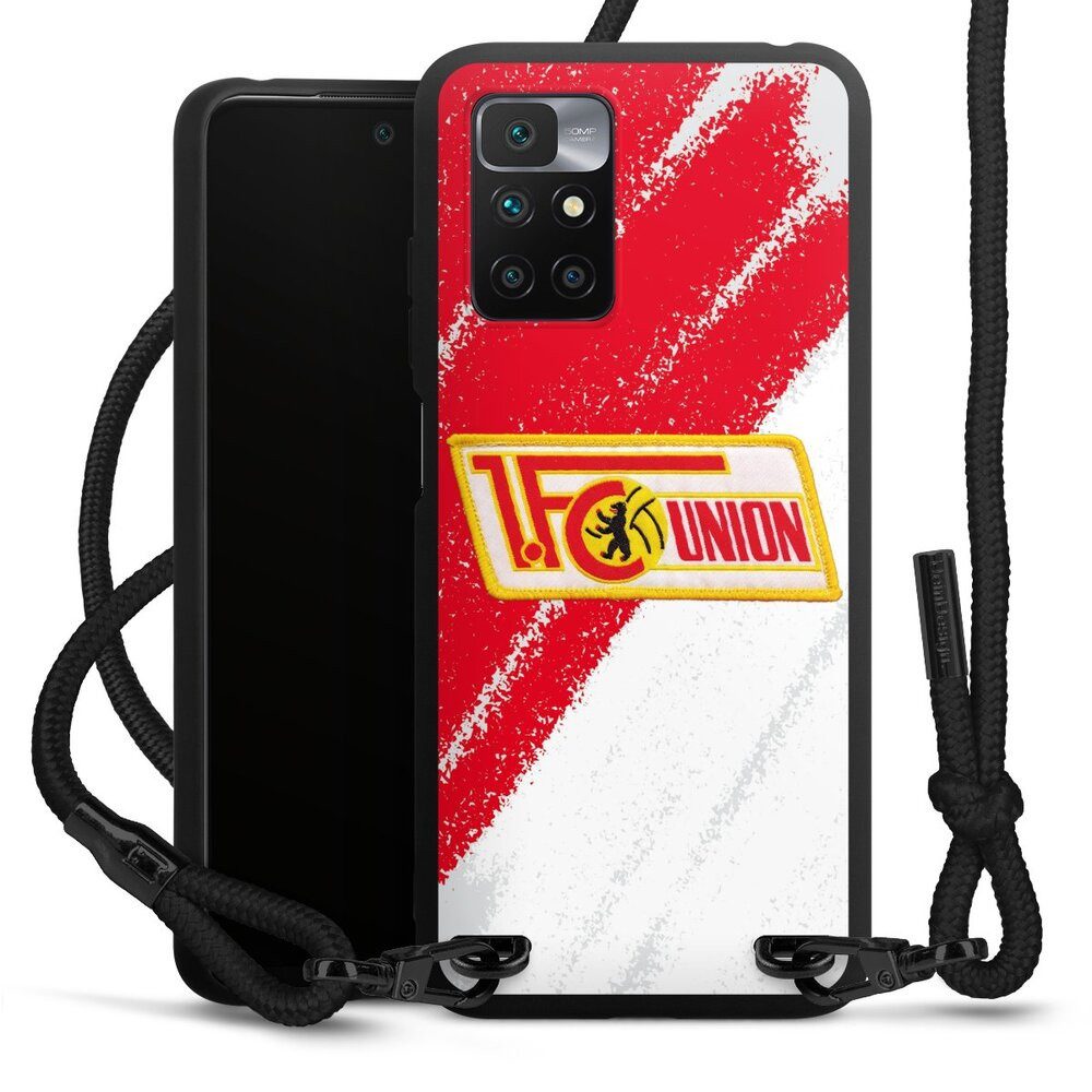 DeinDesign Handyhülle Offizielles Lizenzprodukt 1. FC Union Berlin Logo, Xiaomi Redmi 10 Premium Handykette Hülle mit Band Case zum Umhängen