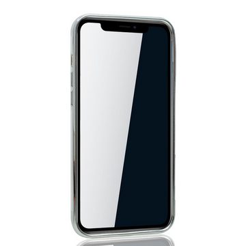 König Design Handyhülle Apple iPhone 12 Pro Max, Apple iPhone 12 Pro Max Handyhülle Bumper Backcover Silber