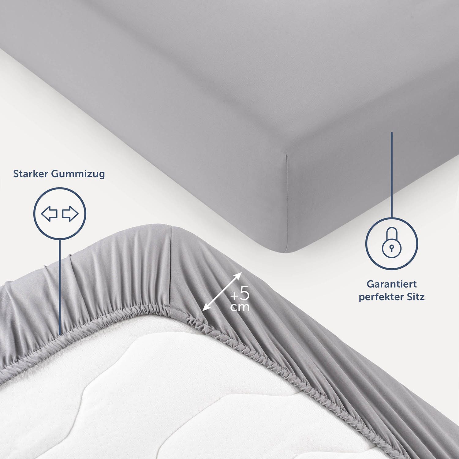Blumtal Spannbettlaken Bettlaken aus Mikrofaser OEKO-TEX® günstig online kaufen