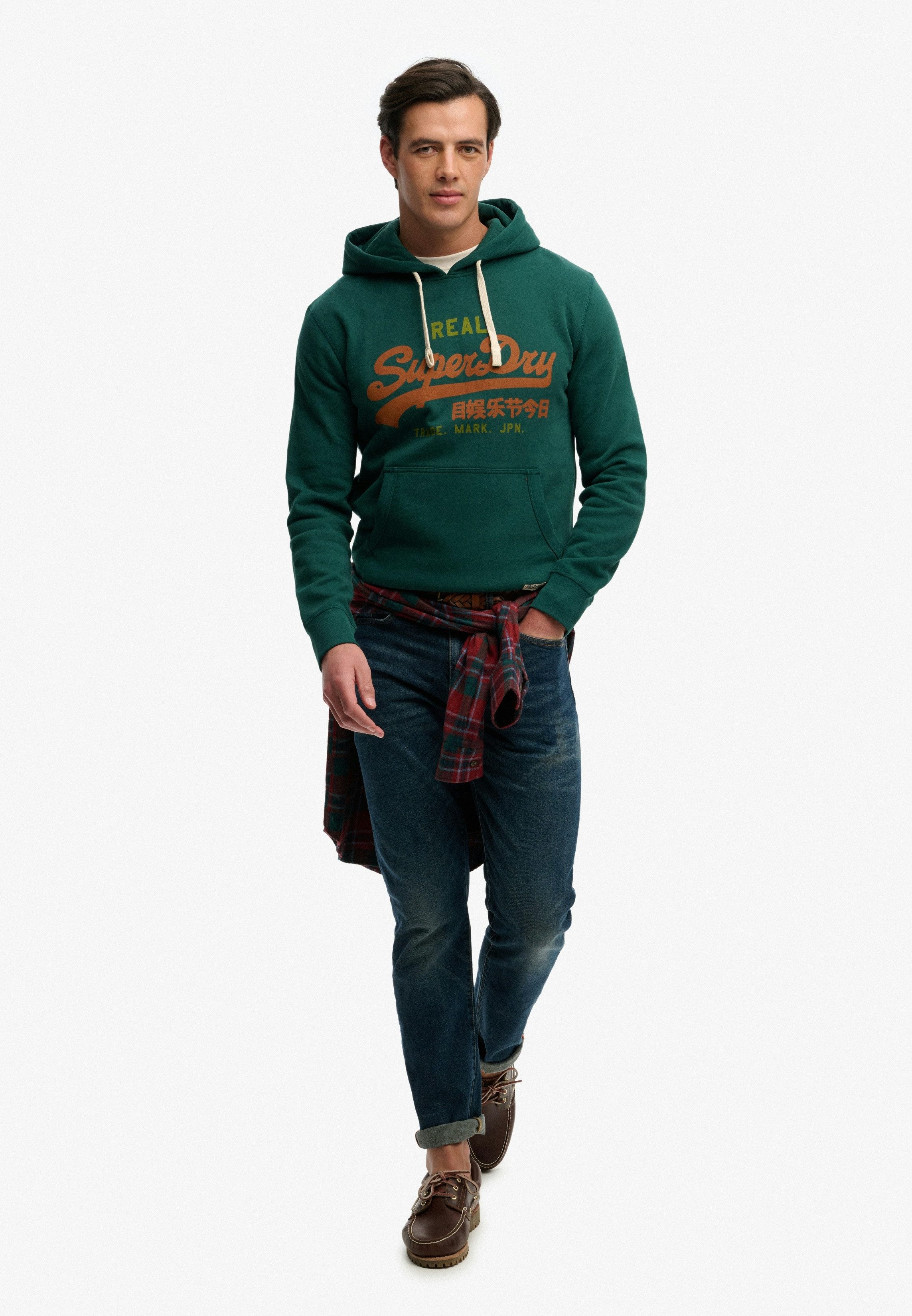 Superdry Kapuzensweatshirt VL CLASSIC HOOD mit klassischem Vintage-Logo Print – Bild 5 von 5